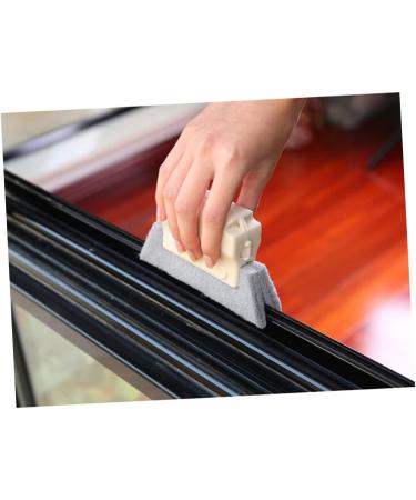 Solustrie Totwinkel Window Brush - Beige Scrubbing Cleaning Tool for Household Windows & Grooves (1 Pack) - International Shipping - Buy Online on GoSupps.com