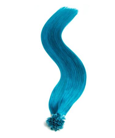 Turquoise Bonding Extensions - 100% Remy Hair 25 Strands 50cm U-Tip Keratin Extensions #705TURKIS - Buy Online on GoSupps.com