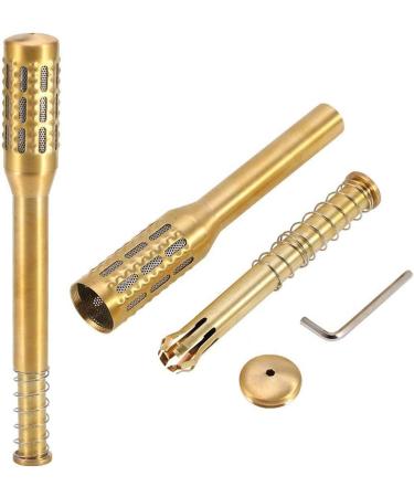 Zhongjiuyuan Big Brass Moxa Rader - 10 Pieces Moxa Sticks for Meridian Massage & Chinese Medicine Therapy | Health Care for All Ages - Buy Online on GoSupps.com