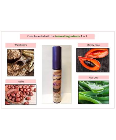 PROSA Professional Volumizing Mascara - Intense Length, Buildable, Defining, Curling, Waterproof - Lasts 18+ Hrs - Black - Made in Mexico - Includes 1 Curtis Tweezers & 2 Hair Clips - Buy Online on GoSupps.com