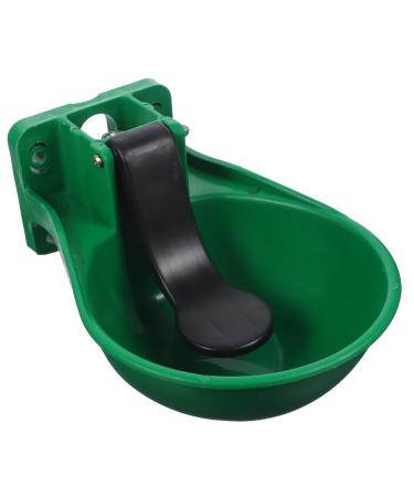 Beavorty 1pc Cow Automatic Bowl Goat Cattle Drinker Livestock Water Cattle Drinking Bowl Anthelmintics Animal 30x24cm Black
