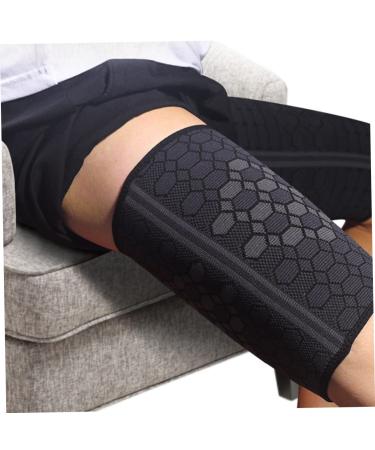 SUPVOX Thigh Protector Support for Basketball - Nylon 22.3x18cm Black - International Shipping Available - Buy Online on GoSupps.com