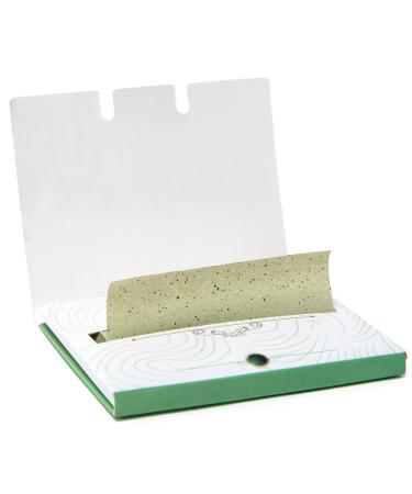 Green Tea Oil Absorbing Tissues - 100ct Premium Face Blotting Paper - Large 10x7cm Sheets, No Waste, Easy to Carry - Pack of 1 - Buy Online on GoSupps.com