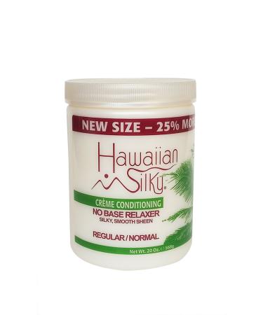 Hawaiian Silky no base relaxer, regular, White, 20 Ounce