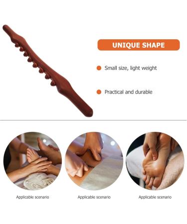 DRESSOOS Wooden Body Massager | Back Roller & Fascia Roller | Travel Massage Solution for Pain Relief - Buy Online on GoSupps.com
