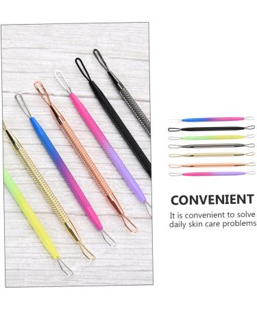 Beavorty Remove Blackheads 7pcs Double-headed Extrusion Ring Nose Cleaner Removers Beauty Needles Double Head Blackhead Removal - Buy Online on GoSupps.com