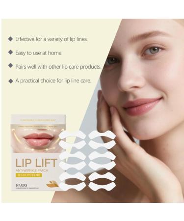 SURORAIN Anti Wrinkle Patches for Lips Nasolabial Fold Patches Moisturizing and Breathable Collagen Mask to Lift Lips Smooth Nasolabial Folds and Marionette Lines Overnight Care (6 pairs) - Buy Online on GoSupps.com
