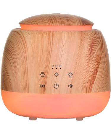 Vonokee Aromatherapy Essential Oil Diffuser White Noise Machine with 10 Soothing Sounds - Wood Grain, 7 LED Color Lights, Night Light Timer - Sleep Sound Machine for Baby & Adult - Buy Online on GoSupps.com
