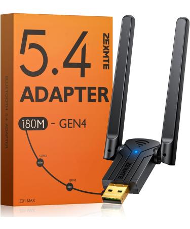 ZEXMTE Long Range USB Bluetooth Adapter for PC 5.4