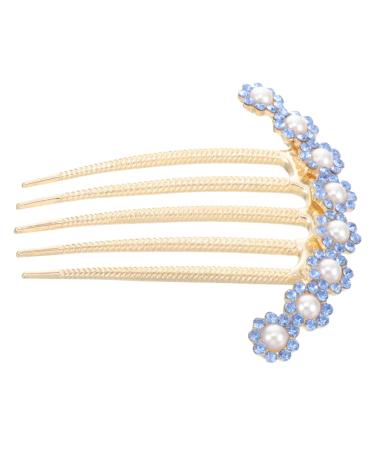 MAGICLULU Rhinestone Hair Pin Bridal Hair Accessories Hair Combs for Women Accessories Hair Comb Clip Womens Headpiece Pearl Hair Side Comb Hair Clip Bride Decorate Imitation Pearls Girl