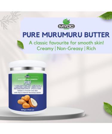 Myoc Murumuru Butter Cosmetic quality Rich in lauric acid for silky hair and hydrated skin Ideal for balms butters soaps and hair masks 500g 1763oz - Buy Online on GoSupps.com