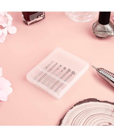 Difenni Cuticle Nail Drill Bits Set - Ball Shape 3/32'' Shank for Acrylic, Manicure, Pedicure - Gel Polishing Tool - Buy Online on GoSupps.com