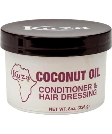 Kuza Coconut Oil Conditioner & Hair Dressing 226g - Nourishing Hair Care for All Hair Types | International Shipping - Buy Online on GoSupps.com