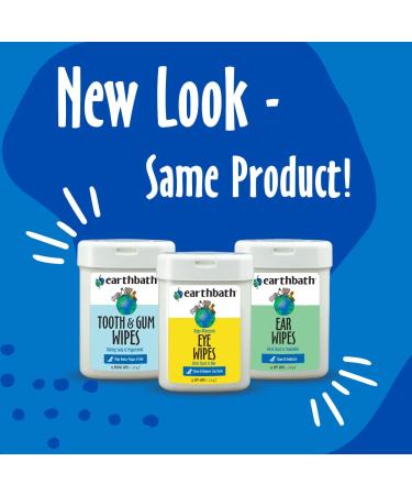 Earthbath All Natural Specialty Eye Wipes - 50 Wipes (Pack of 2) - Buy Online on GoSupps.com