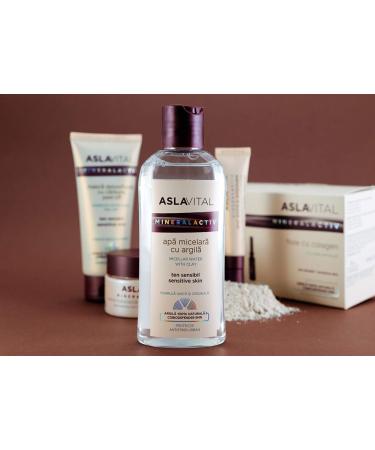 AslaVital Micellar Water with Clay 150ml | Purifying Cleanser | Farmec - International Shipping Available - Buy Online on GoSupps.com