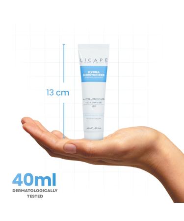 LICAPE Moisturising Cream Face | 40 ml | Intensive Moisture & Barrier Protection with Hyaluronic Acid & Ceramides | Soothes and Strengthens the Skin | Women's Face Cream for Dry & Sensitive Skin - Buy Online on GoSupps.com