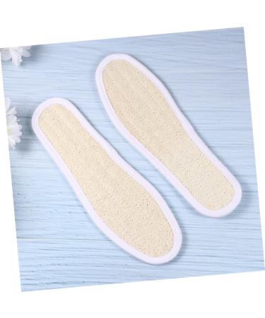 NOLITOY Loofah Pad Insoles - Sweat Absorbing Breathable Shoe Cushions - 1 Pair Assorted Colors | 23x7.5cm for Ultimate Comfort - Buy Online on GoSupps.com