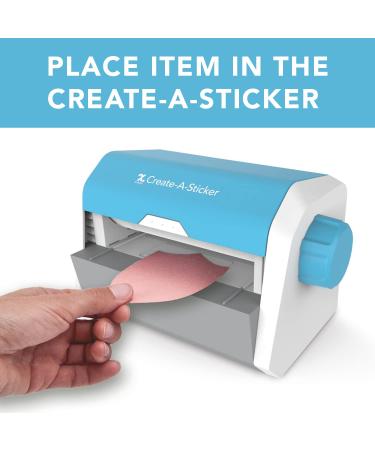Xyron Create-a-Sticker  5" Sticker and Label Maker Machine for Small Business and DIY Crafts  Includes Permanent Adhesive  Pre-Loaded (0501-05-10A)  9.055" x 5.709" x 5.906" - Buy Online on GoSupps.com
