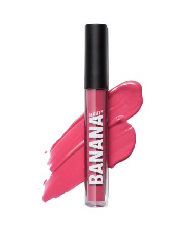 Banana Beauty Semi Matte Liquid Lipstick with 10h stop (OH-LA-Licious / bright pink)-lipstick matt for full lips-protection against drying out & intensive volume OH-LA-Licous / bright pink 1 piece (1 Pack) - Buy Online on GoSupps.com