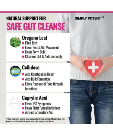 Balance Complex for Women - Candida Cleanse & Vaginal Health Supplement - Natural Formula with Oregano, Caprylic Acid, Aloe, Probiotics & Enzymes - 60 Capsules - Buy Online on GoSupps.com