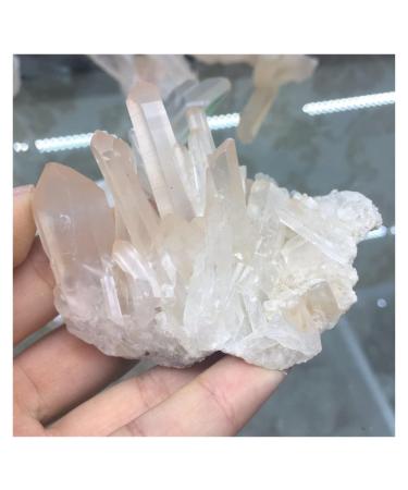Natural Crystal Rough Natural Clear White Quartz Crystal Cluster Drusy Specimen Reiki Stone Column Point Stone Mineral Specimen
