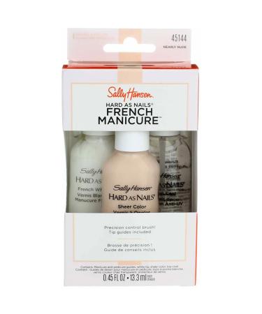 Sally Hansen Hard As Nails French Manicure Nearly Nude Kit