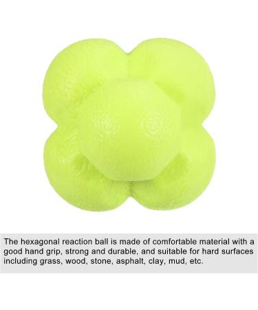 TPR Bounce Reaction Ball for Coordination & Agility Training - Pink Yellow - Buy Online on GoSupps.com