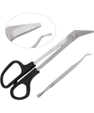 Toenail Clippers Oblique Mouth Design Stainless Steel Comfortable to Use Toenail Scissors for Adults for The Elderly - Buy Online on GoSupps.com
