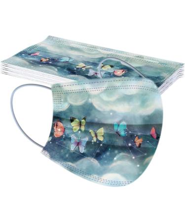 3 Ply Disposable_Face_Mask with Halloween Cute Pattern Design Comfortable Covers Suitable For Adults Outdoor Use Protection - Buy Online on GoSupps.com