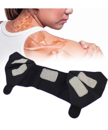 Premium Self-Heating Neck and Shoulders Pain Relief Pad - Adjustable Elastic Warm Shoulder Care (Blue) | International Shipping Available - Buy Online on GoSupps.com