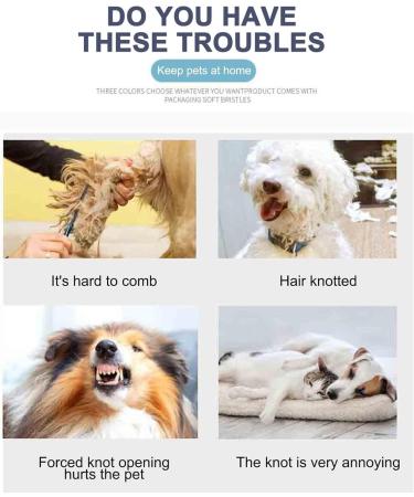 Pet Knotting Comb 5Pcs Hair Removal Comb for Dogs & Cats Pet Hair Grooming Tool for Pets Fur Buster Hair Cutter Knot Comb Ideal for Outdoor Grooming Removing Hair (Blue) - Buy Online on GoSupps.com