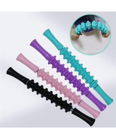 Junmin bending muscle power coach muscle roller sticker massager for athletes and yogis to restore the strength of the body muscles (color: black)