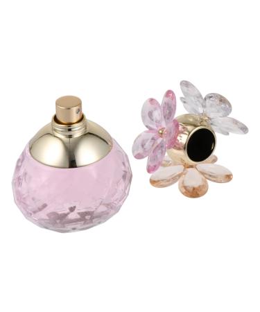 KALLORY Lady's Floral Perfume Long-Lasting Sweet Perfume Bottle for Women Natural Light Fragrance Perfume 1 Count (Pack of 1) Pink