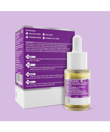 Ezeee Life Derma Co 2% Kojic Ac Face Serum with 1% Alpha Arbutin & Niacinamide for Dark Spots And Pigmentation - 10 ml - Buy Online on GoSupps.com