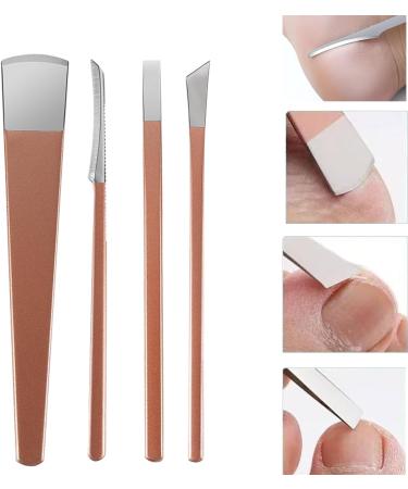 Pedicure Set - 4 Stainless Steel Foot Care Tools for Corns, Dead Skin & Cuticles | Keep Feet Smooth & Healthy - Buy Online on GoSupps.com