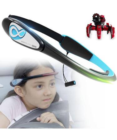 Biosensory meditation headband concentration trainer with emotion IM recognition light app control portable intelligent brain shaft sensors with Red-Mind mecha for children adult yoga