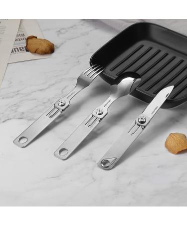 ROXON C1 3-in-1 Camping Detachable Cutlery Knife Spoon Fork | Outdoor Camping Hiking Essential - Buy Online on GoSupps.com