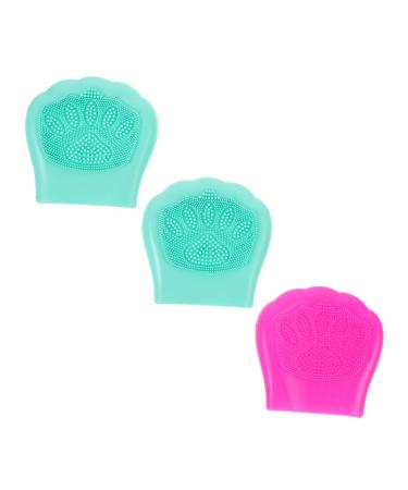 NOLITOY 1 Face Scrubber Exfoliator Brush Face Woman Blackheads Removal Brush for Cleaning Face Massage Brush Cleaning Brush Handheld Mat Scrubber Cleansing Brush