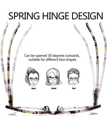 TBHOME 4 Pack Ladies Cat Eye Reading Glasses - Spring Hinge Rhinestones Lightweight Frame | 1.5 Magnification - Buy Online on GoSupps.com