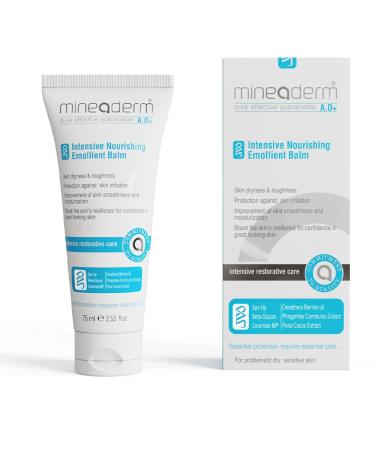Mineaderm Intensive Nourishing Emollient Balm Deep Moisturizing Body Balm for Very Dry & Sensitive Skin with Shea Butter & Ceramide NP 2.53 fl oz