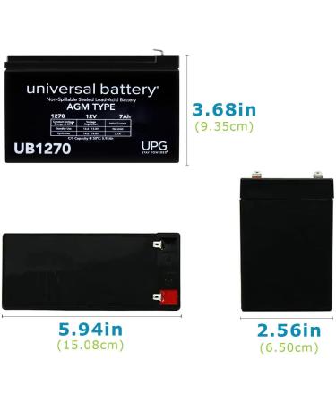 UB1270 Verizon Fios Replacement Battery - 12V 7AH SLA Rechargeable Battery for International Shipping - Buy Online on GoSupps.com