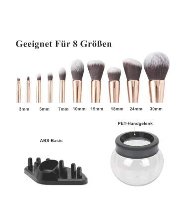 Kickstart Flash: Fast Electronic Makeup Brush Cleaner | Cleans & Dries All Brush Sizes - Battery Operated - Buy Online on GoSupps.com