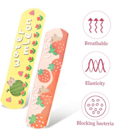 Yardwe 120pcs Cartoon Kids Strip Covers - Daily Use Baby Patch for Travel & Girls | Cute Heart Designs - Buy Online on GoSupps.com