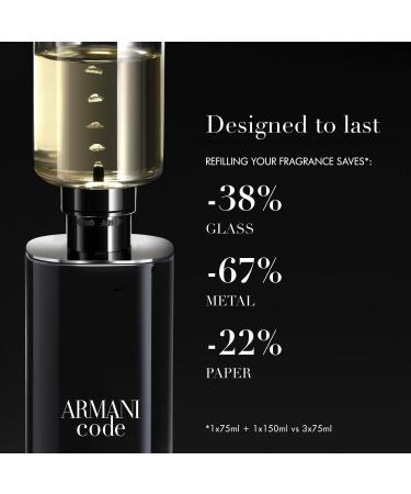Armani Beauty- Code - Eau de Toilette - Cologne for Men - Ambery Woody Fragrance - Citrus Lavandin Tonka Bean Notes 2.5 Fl Oz (Pack of 1) - Buy Online on GoSupps.com