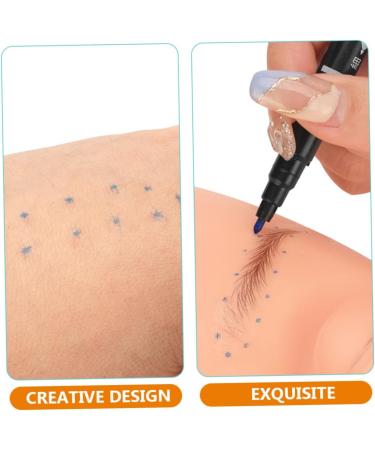 Healvian 40 Pcs Marker Pen Pen Waterproof Brow Pencil Tool Brow Pen Marking Pen Plastic - Buy Online on GoSupps.com