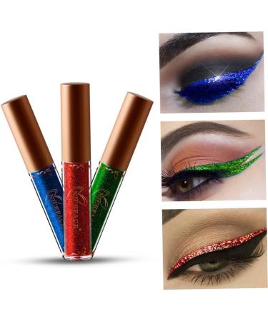 FOMIYES 2pcs Eyeliner Pencil Liquid Eye Shadow Glitter Eye Shadow Pearlescent Liquid Eyeliner Diamond Metal 1 count (Pack of 1) 08x2pcs - Buy Online on GoSupps.com