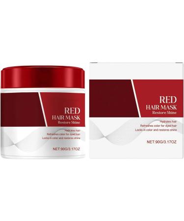  G n rique Red Hair Mask 90g Moisturizing Repairing Conditioner with Red Tint Repairs and Enhances Red Tones in Colored Hair Revives Color and Tone - Buy Online on GoSupps.com
