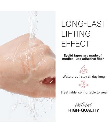 Invisible Eyelid Tape Strips - Instant Double Eyelid Lift for Droopy and Hooded Eyes - 480 PCS - Buy Online on GoSupps.com