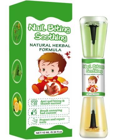 No Bite Nail Polish - 2 in 1 Bitter Taste Nail Biting Stop | Natural Thumb Sucking Prevention for Adults Children Bitter Taste Safe & Nail Care - Buy Online on GoSupps.com