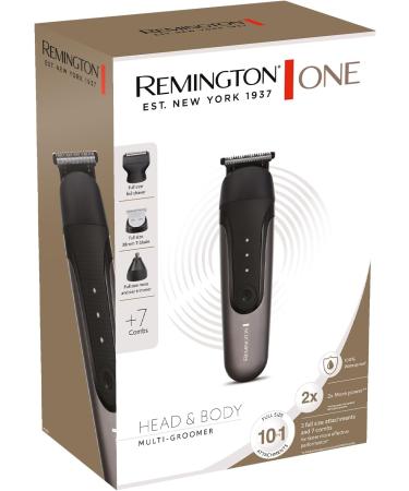 Remington ONE 10-in-1 Head & Body Multi-Groomer for Men & Women (All-In-One Trimmer 38mm Blade for Hair & Beard Foil Shaver Nose & Ear 7 Combs USB Waterproof Cordless 60-Minute Run Time) PG760 - Buy Online on GoSupps.com
